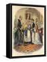 Bloomsbury Christening, C1900-George Cruikshank-Framed Stretched Canvas