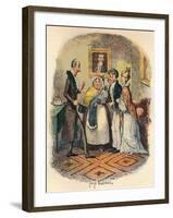 Bloomsbury Christening, C1900-George Cruikshank-Framed Giclee Print