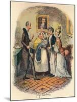 Bloomsbury Christening, C1900-George Cruikshank-Mounted Giclee Print