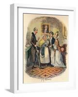 Bloomsbury Christening, C1900-George Cruikshank-Framed Giclee Print