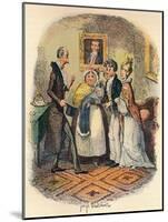 Bloomsbury Christening, C1900-George Cruikshank-Mounted Giclee Print