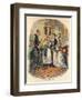 Bloomsbury Christening, C1900-George Cruikshank-Framed Giclee Print