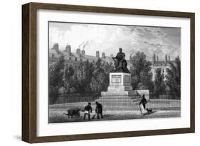 Bloomsbury Square-Thomas H Shepherd-Framed Art Print