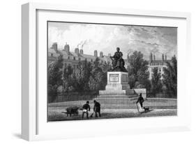 Bloomsbury Square-Thomas H Shepherd-Framed Art Print