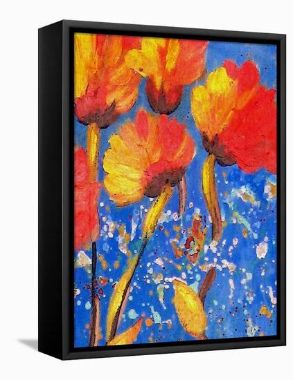 Bloomtime One-Ruth Palmer-Framed Stretched Canvas