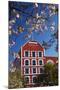 Blossom and Historic Crown Mills Building, Dunedin, Otago, South Island, New Zealand-David Wall-Mounted Photographic Print
