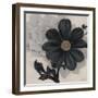 Blossom and Succulent Black-Ivo Stoyanov-Framed Art Print
