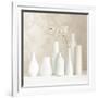 Blossom and White Vases Still Life-Tom Quartermaine-Framed Giclee Print