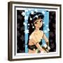 Blossom Anime Girl-Harry Briggs-Framed Giclee Print