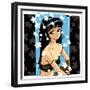 Blossom Anime Girl-Harry Briggs-Framed Giclee Print