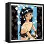 Blossom Anime Girl-Harry Briggs-Framed Stretched Canvas