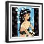 Blossom Anime Girl-Harry Briggs-Framed Giclee Print