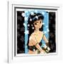 Blossom Anime Girl-Harry Briggs-Framed Giclee Print