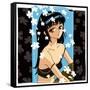 Blossom Anime Girl-Harry Briggs-Framed Stretched Canvas