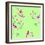 Blossom Birds-Anna Platts-Framed Giclee Print