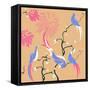 Blossom Birds-Anna Platts-Framed Stretched Canvas