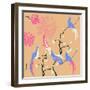 Blossom Birds-Anna Platts-Framed Giclee Print