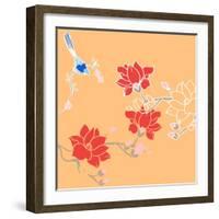 Blossom Birds-Anna Platts-Framed Giclee Print