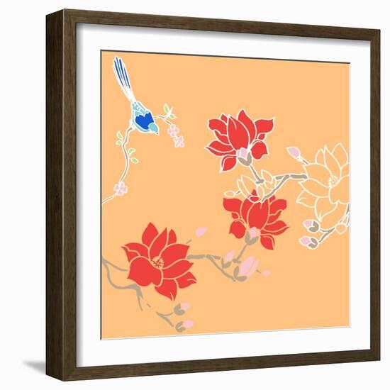 Blossom Birds-Anna Platts-Framed Giclee Print