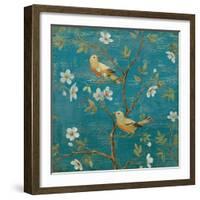 Blossom Blues-Daphne Brissonnet-Framed Art Print