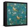 Blossom Blues-Daphne Brissonnet-Framed Stretched Canvas