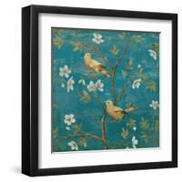 Blossom Blues-Daphne Brissonnet-Framed Art Print