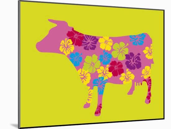 Blossom Cow-Lyonel Maillot-Mounted Art Print