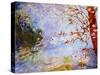 blossom in Darley park-Mary Smith-Stretched Canvas