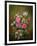 Blossom, Iris and Peonies in a Ceramic Vase (A31)-Albert Williams-Framed Giclee Print