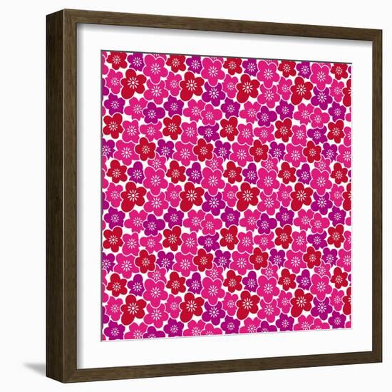 Blossom Party-null-Framed Giclee Print