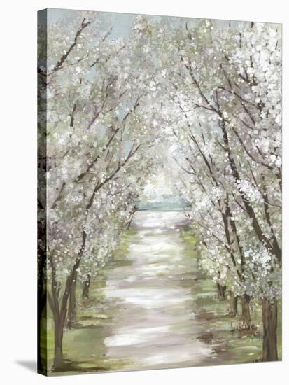 Blossom Pathway-Allison Pearce-Stretched Canvas