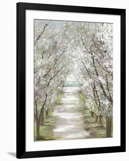 Blossom Pathway-Allison Pearce-Framed Art Print