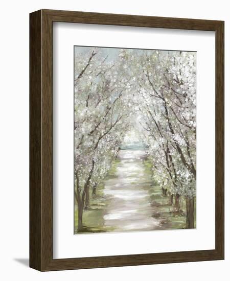 Blossom Pathway-Allison Pearce-Framed Art Print