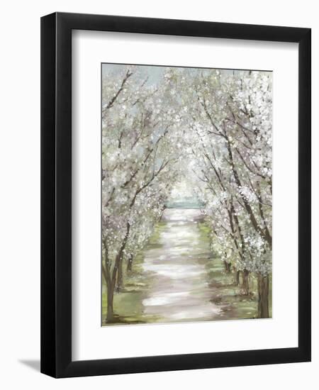 Blossom Pathway-Allison Pearce-Framed Art Print