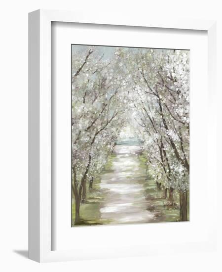 Blossom Pathway-Allison Pearce-Framed Art Print