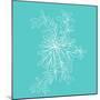 Blossom Pop Aqua-Jan Weiss-Mounted Art Print