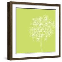 Blossom Pop Citron-Jan Weiss-Framed Art Print