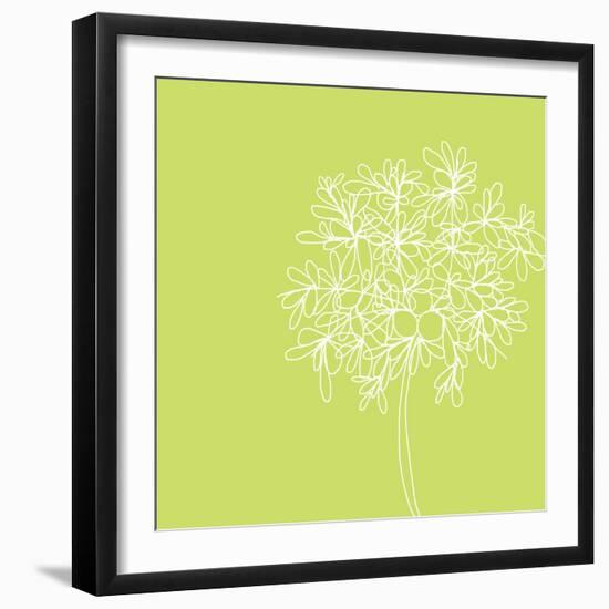 Blossom Pop Citron-Jan Weiss-Framed Art Print