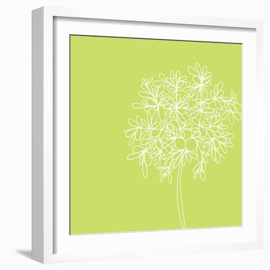 Blossom Pop Citron-Jan Weiss-Framed Art Print