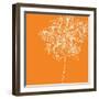 Blossom Pop Orange-Jan Weiss-Framed Premium Giclee Print