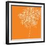 Blossom Pop Orange-Jan Weiss-Framed Premium Giclee Print