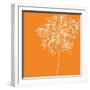 Blossom Pop Orange-Jan Weiss-Framed Art Print