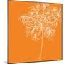 Blossom Pop Orange-Jan Weiss-Mounted Art Print