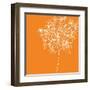 Blossom Pop Orange-Jan Weiss-Framed Art Print