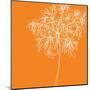 Blossom Pop Orange-Jan Weiss-Mounted Art Print
