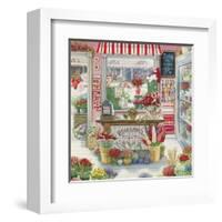 Blossom's Flower Shoppe-Janet Kruskamp-Framed Art Print