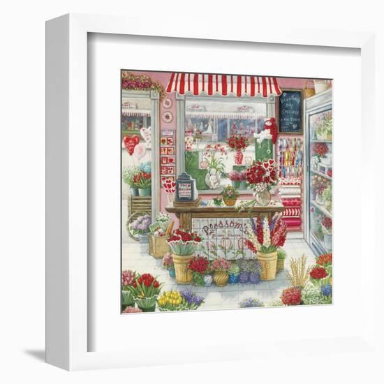 Blossom's Flower Shoppe-Janet Kruskamp-Framed Art Print