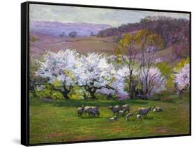 Blossom Time-Edward Henry Potthast-Framed Stretched Canvas