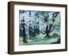 Blossom Trees, Paxton, 2021 (Acrylic)-Ann Oram-Framed Giclee Print