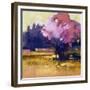 Blossom-Lou Wall-Framed Giclee Print